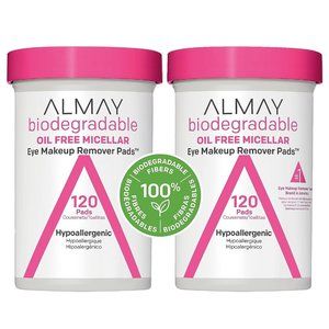 2 Pack 🦋 Almay Longwear & Waterproof Eye Makeup Remover Pads